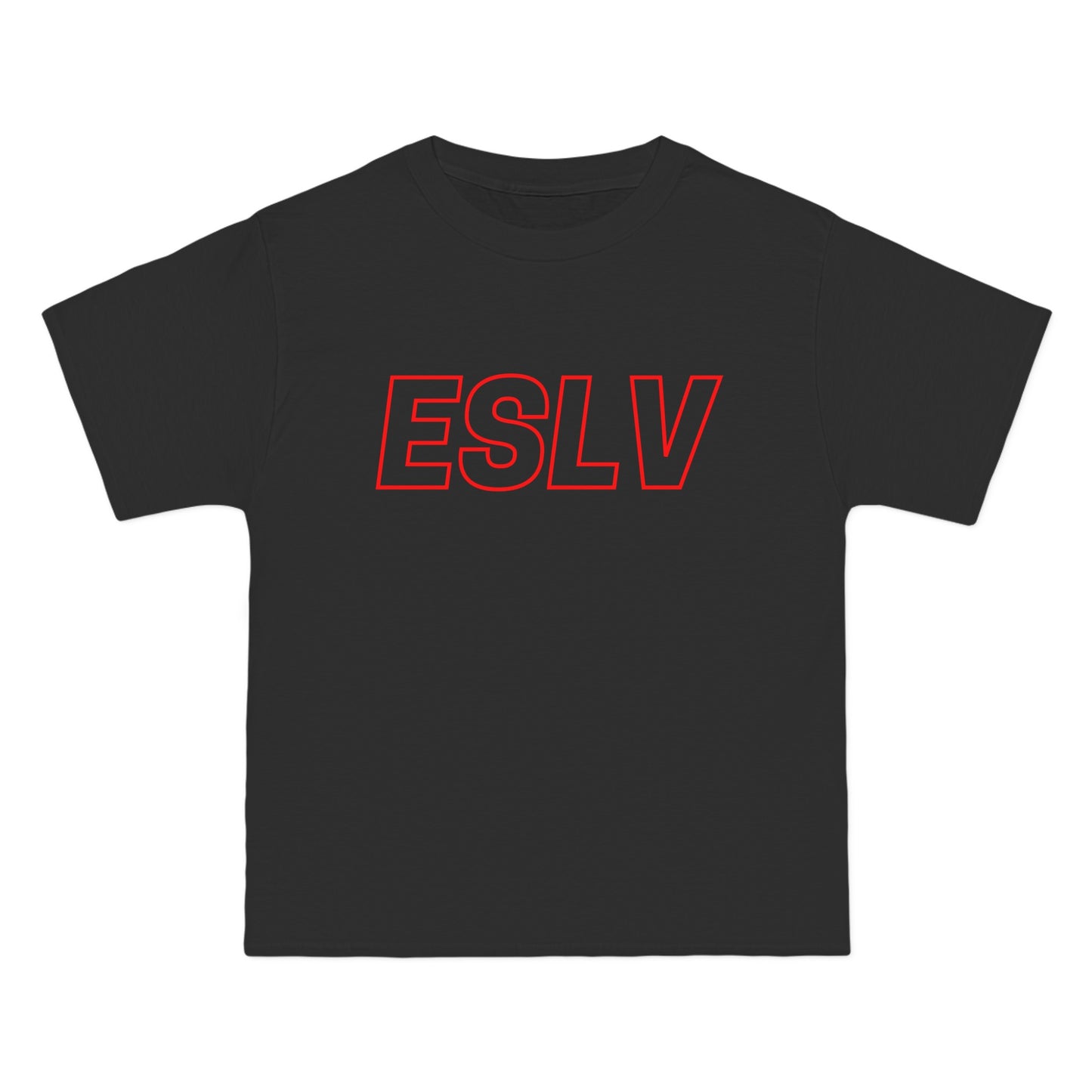 "Beefy-T® ESLV" Red Logo T-Shirt