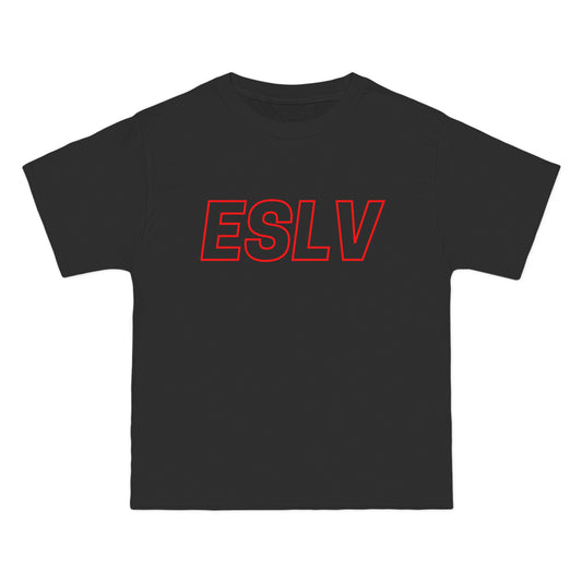 "Beefy-T® ESLV" Red Logo T-Shirt